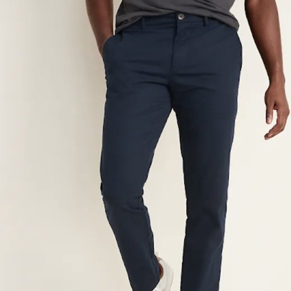 Old Navy Ultimate Slim Pants in Navy Size 32x32 - Picture 1 of 3